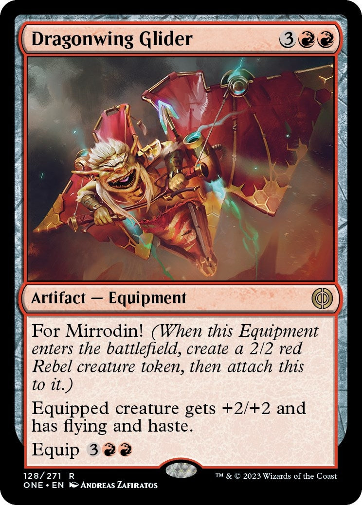 Image for Dragonwing Glider (128) (Phyrexia: All Will Be One) - Magic: The Gathering