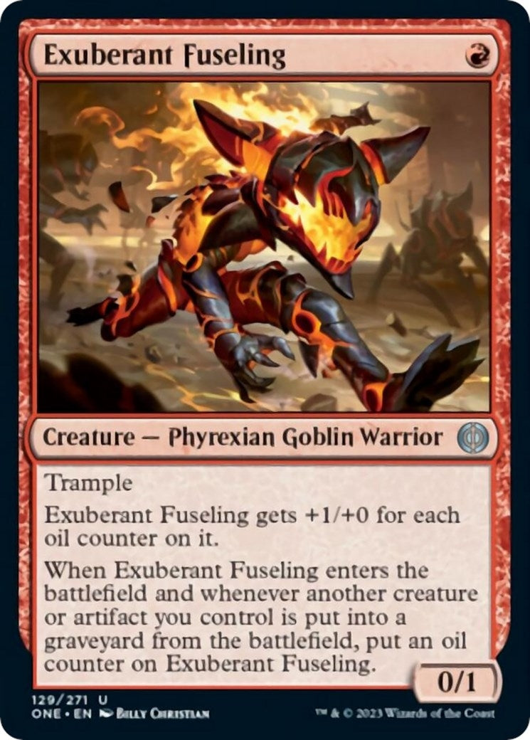 Image for Exuberant Fuseling (129) (Phyrexia: All Will Be One) - Magic: The Gathering