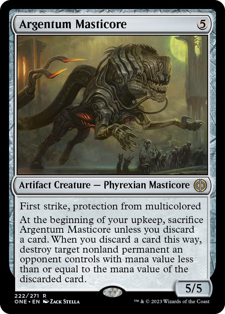 Argentum Masticore (222) (Phyrexia: All Will Be One)