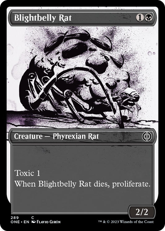 Image for Blightbelly Rat (Showcase) (289) (Phyrexia: All Will Be One) - Magic: The Gathering