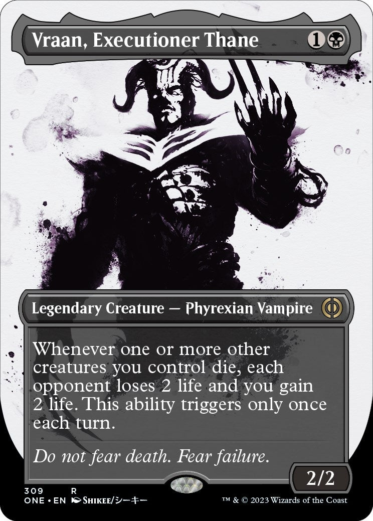 Vraan, Executioner Thane (Showcase) (309) (Phyrexia: All Will Be One)