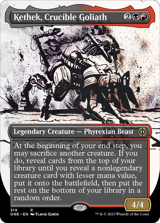 Image for Kethek, Crucible Goliath (Showcase) (319) (Phyrexia: All Will Be One) - Magic: The Gathering