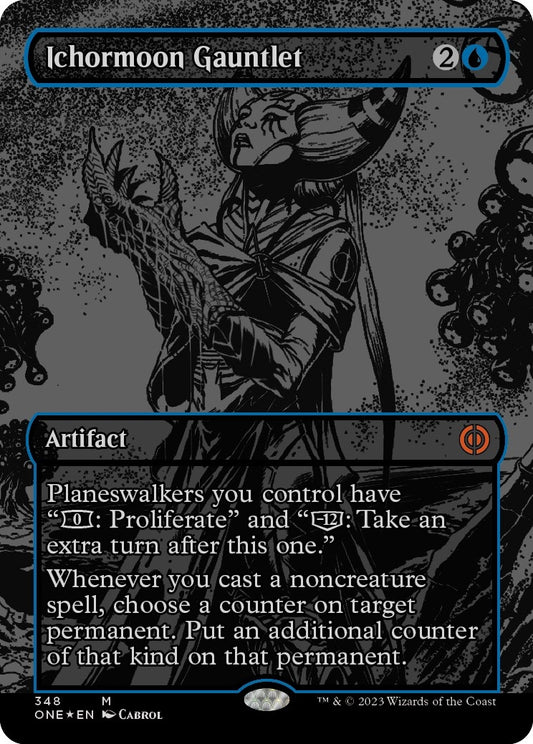 Image for Ichormoon Gauntlet (Oil Slick Raised Foil) (348) (Phyrexia: All Will Be One) - Magic: The Gathering