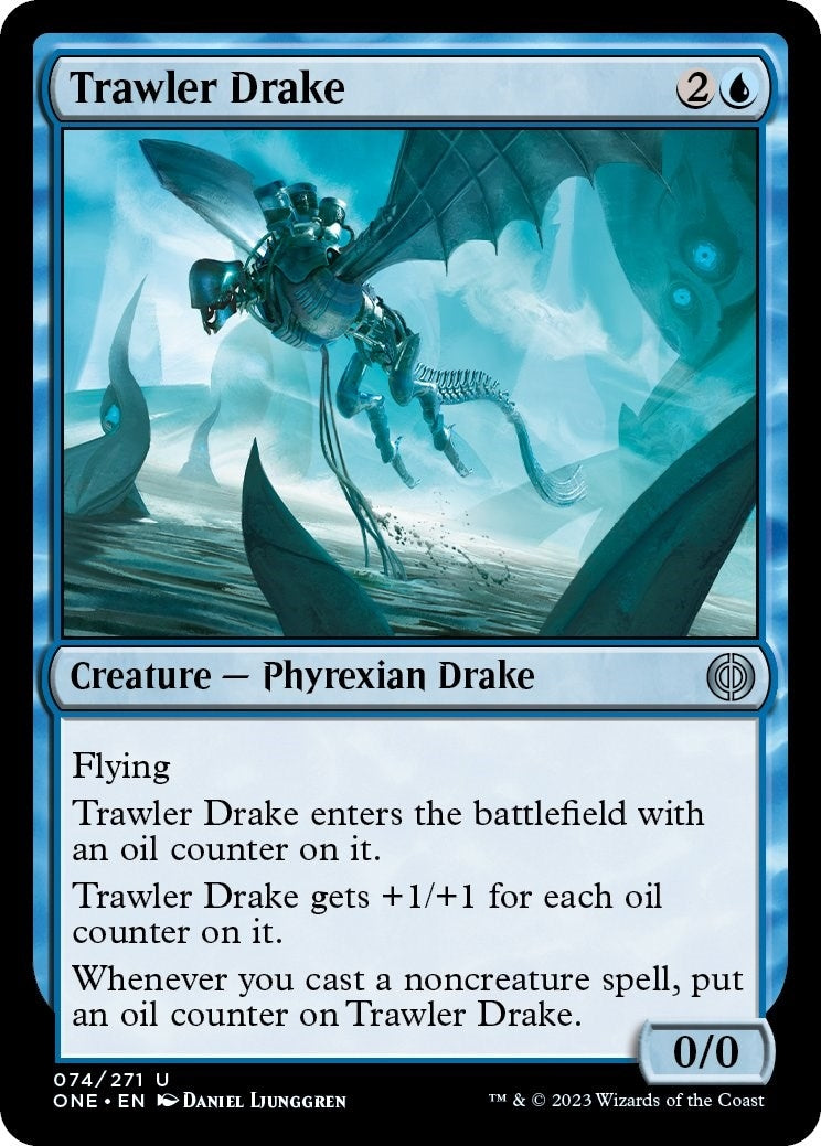 Image for Trawler Drake (74) (Phyrexia: All Will Be One) - Magic: The Gathering