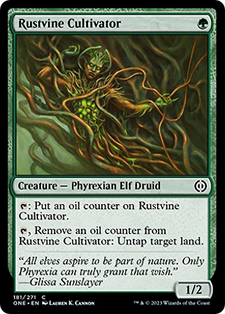 Image for Rustvine Cultivator (181) (Phyrexia: All Will Be One) - Magic: The Gathering