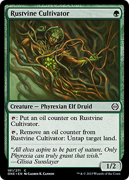Image for Rustvine Cultivator (181) (Phyrexia: All Will Be One) - Magic: The Gathering