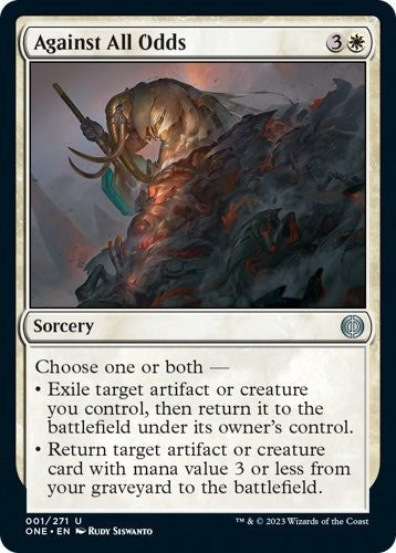 Image for Against All Odds (1) (Phyrexia: All Will Be One) - Magic: The Gathering
