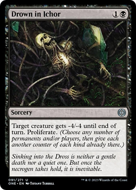 Image for Drown in Ichor (91) (Phyrexia: All Will Be One) - Magic: The Gathering