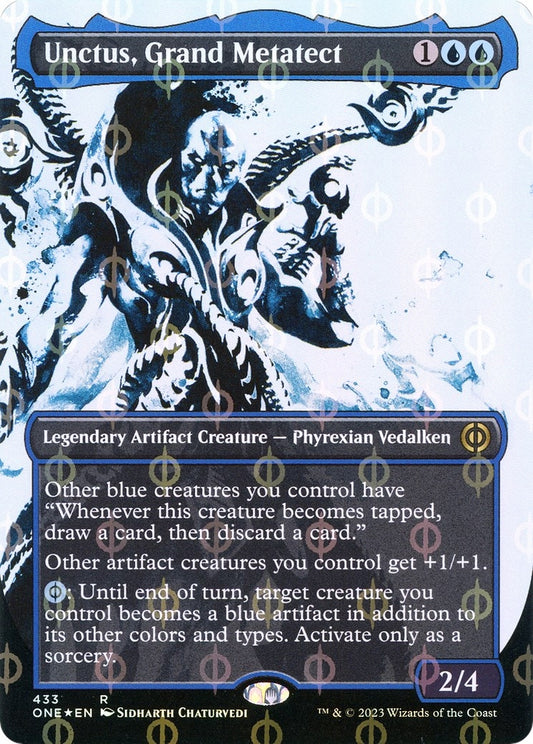Unctus, Grand Metatect (Showcase) (Step-and-Compleat Foil) (433) (Phyrexia: All Will Be One)
