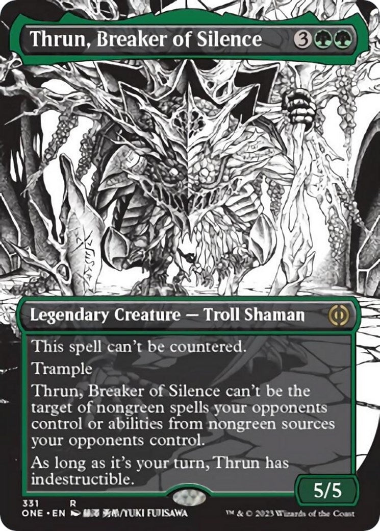 Thrun, Breaker of Silence (Borderless) (331) (Phyrexia: All Will Be One)