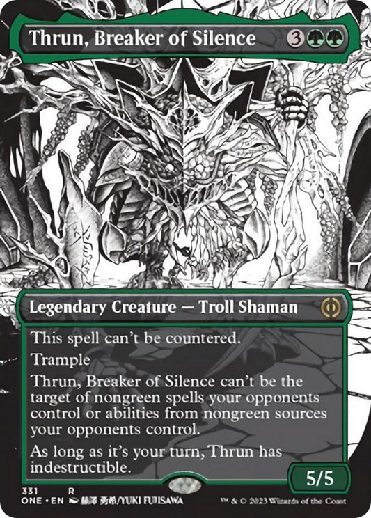 Thrun, Breaker of Silence (Borderless) (331) (Phyrexia: All Will Be One)