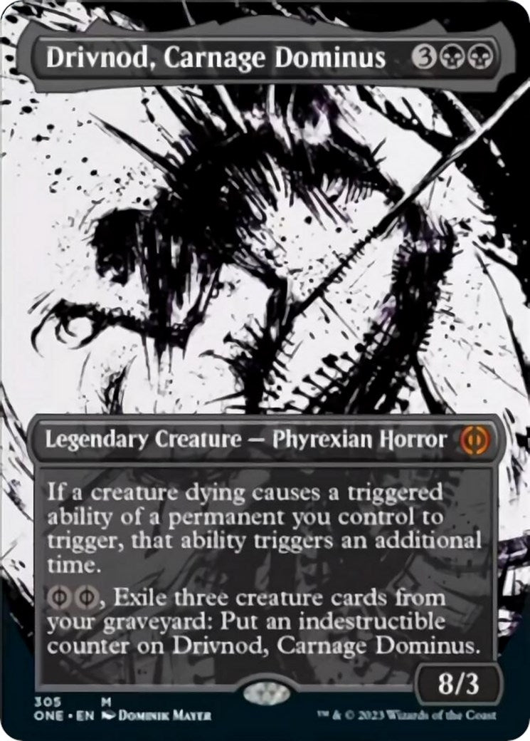 Image for Drivnod, Carnage Dominus (Showcase) (305) (Phyrexia: All Will Be One) - Magic: The Gathering