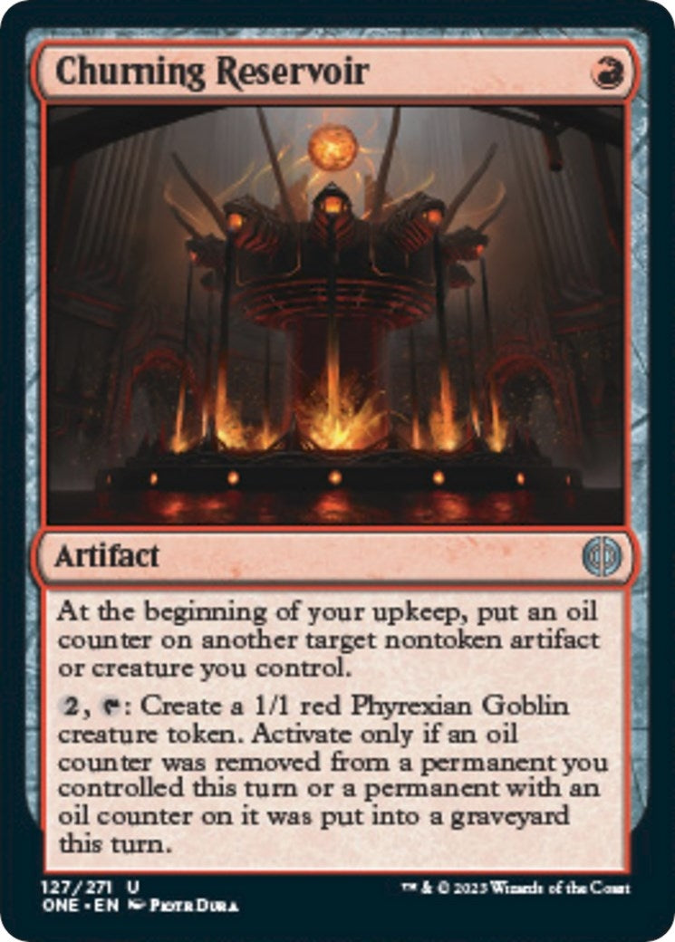 Image for Churning Reservoir (127) (Phyrexia: All Will Be One) - Magic: The Gathering