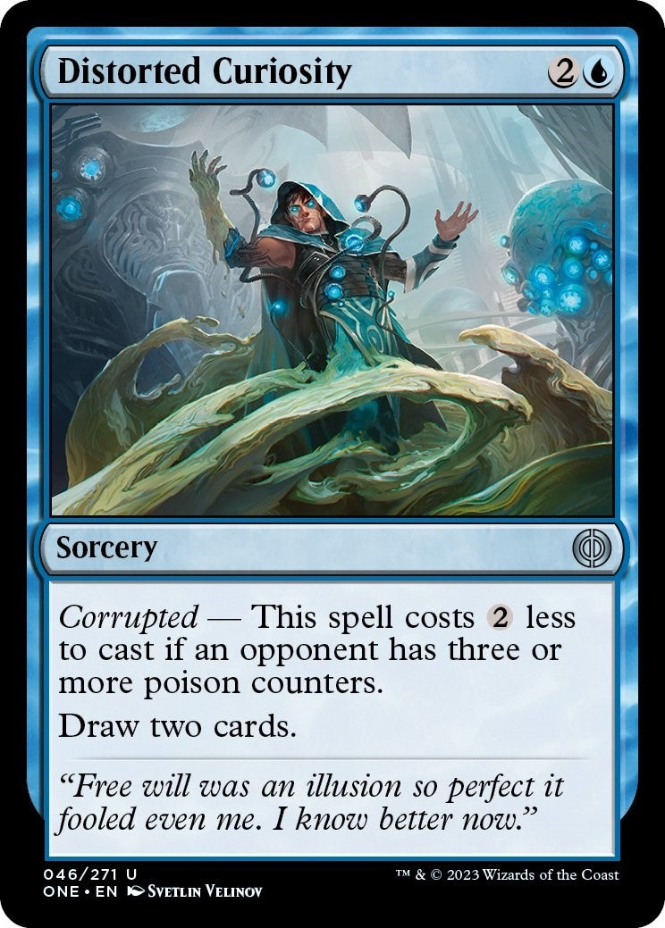 Image for Distorted Curiosity (46) (Phyrexia: All Will Be One) - Magic: The Gathering