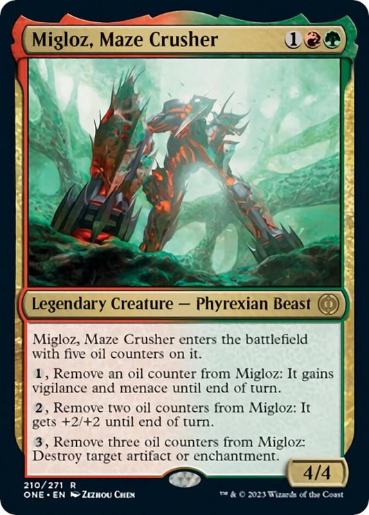 Migloz, Maze Crusher (210) (Phyrexia: All Will Be One)