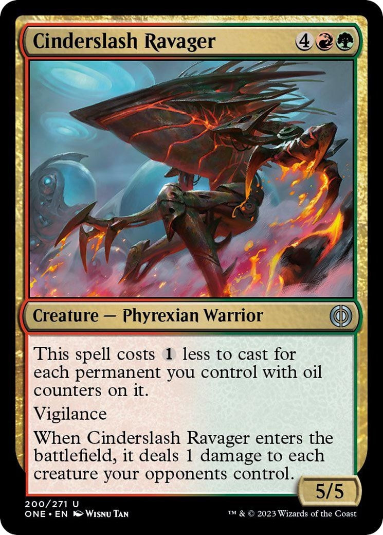 Image for Cinderslash Ravager (200) (Phyrexia: All Will Be One) - Magic: The Gathering