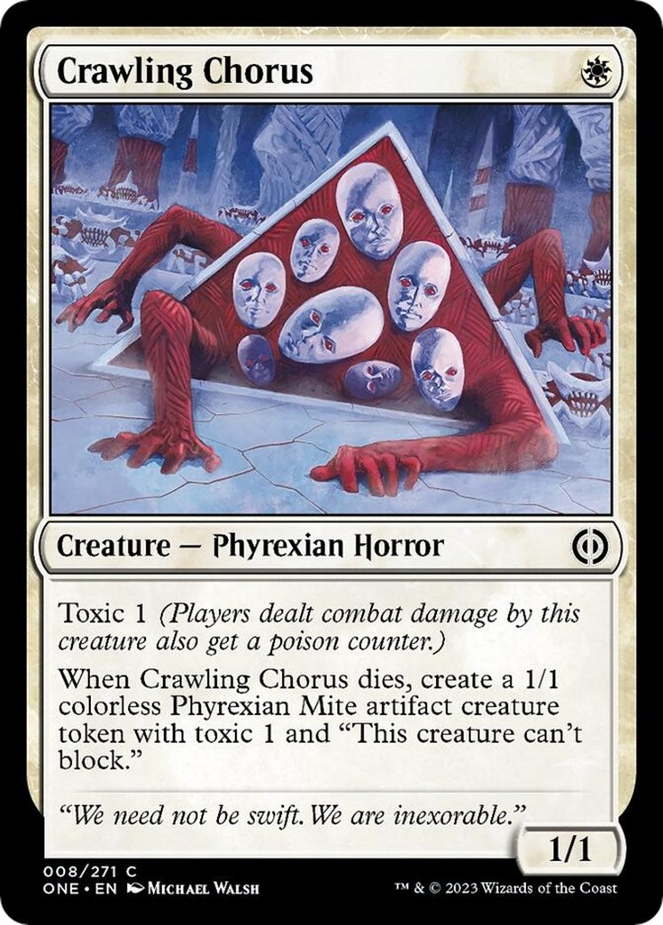 Image for Crawling Chorus (8) (Phyrexia: All Will Be One) - Magic: The Gathering