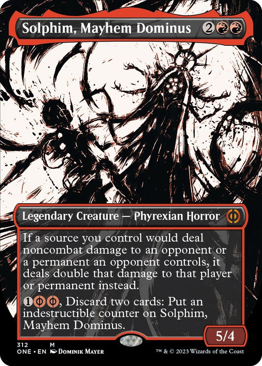 Solphim, Mayhem Dominus (Showcase) (312) (Phyrexia: All Will Be One)