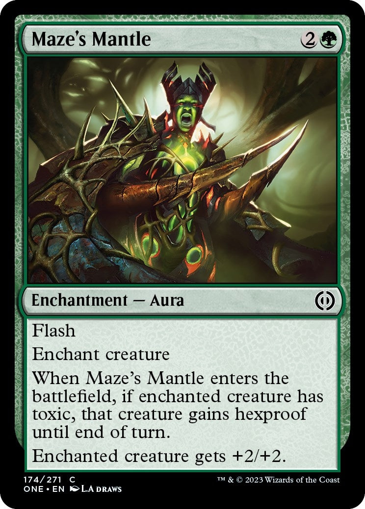 Image for Maze's Mantle (174) (Phyrexia: All Will Be One) - Magic: The Gathering