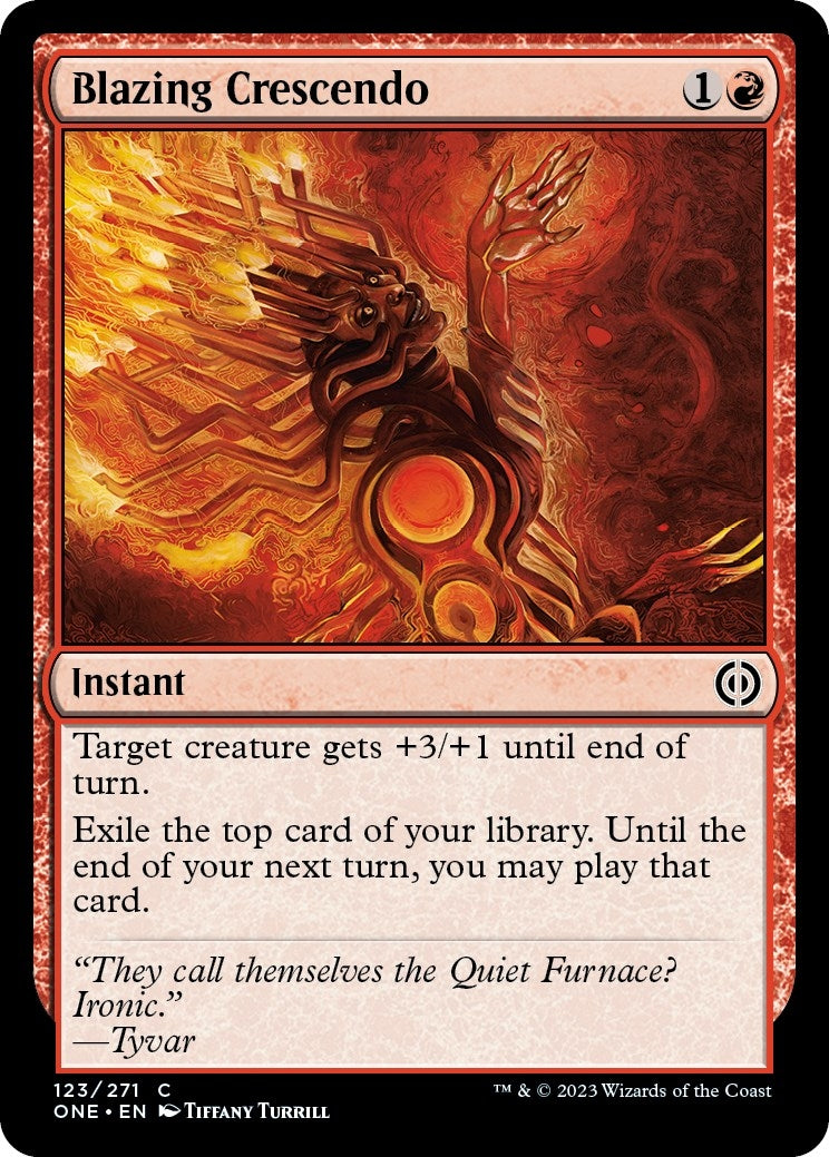 Blazing Crescendo (123) (Phyrexia: All Will Be One)