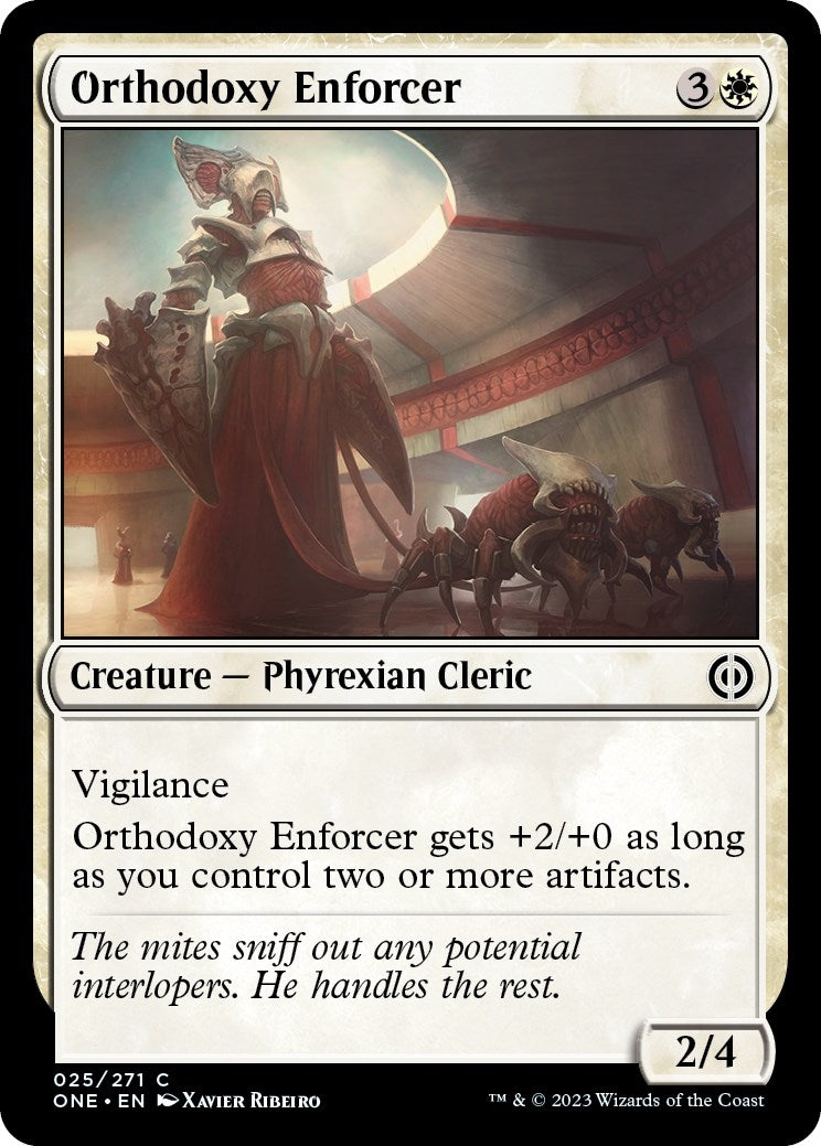 Image for Orthodoxy Enforcer (25) (Phyrexia: All Will Be One) - Magic: The Gathering
