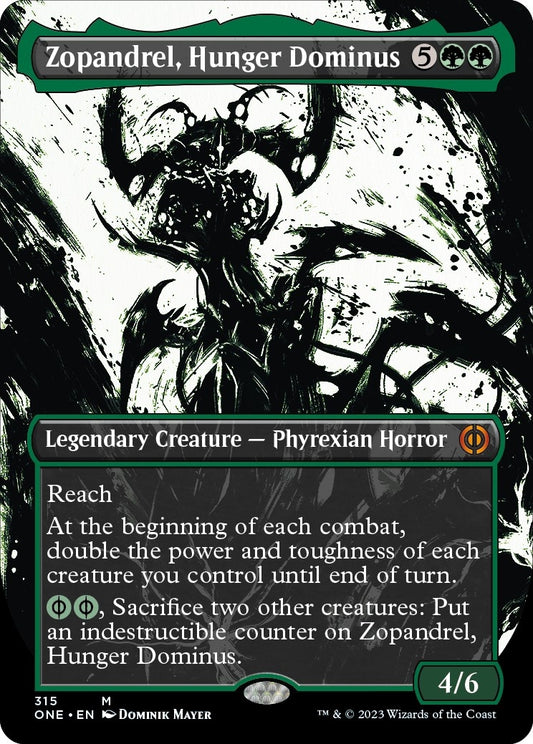 Image for Zopandrel, Hunger Dominus (Showcase) (315) (Phyrexia: All Will Be One) - Magic: The Gathering