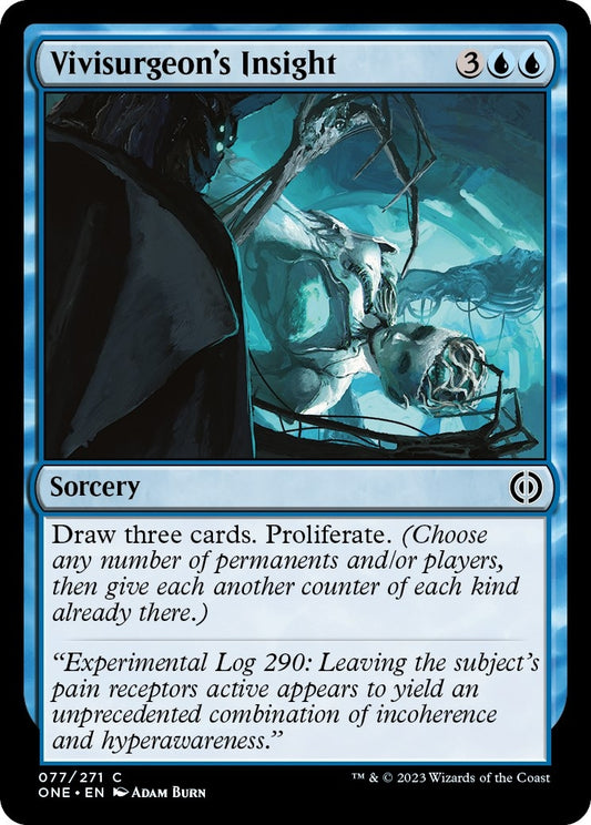 Image for Vivisurgeon's Insight (77) (Phyrexia: All Will Be One) - Magic: The Gathering