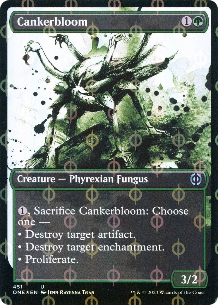 Cankerbloom (Showcase) (Step-and-Compleat Foil) (451) (Phyrexia: All Will Be One)