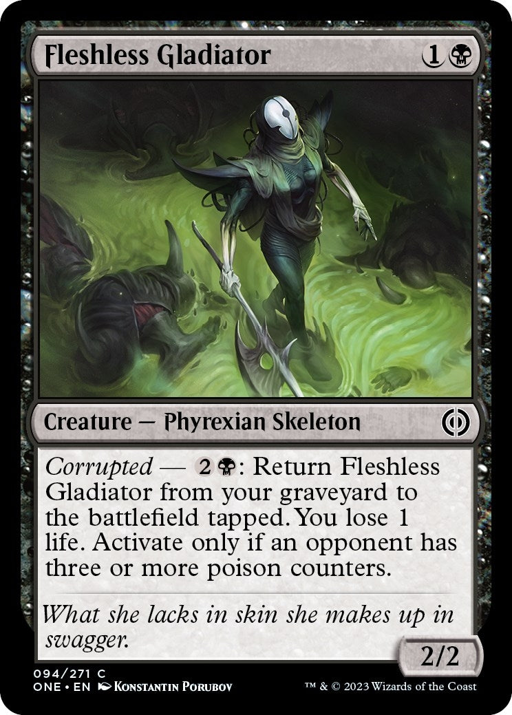 Image for Fleshless Gladiator (94) (Phyrexia: All Will Be One) - Magic: The Gathering