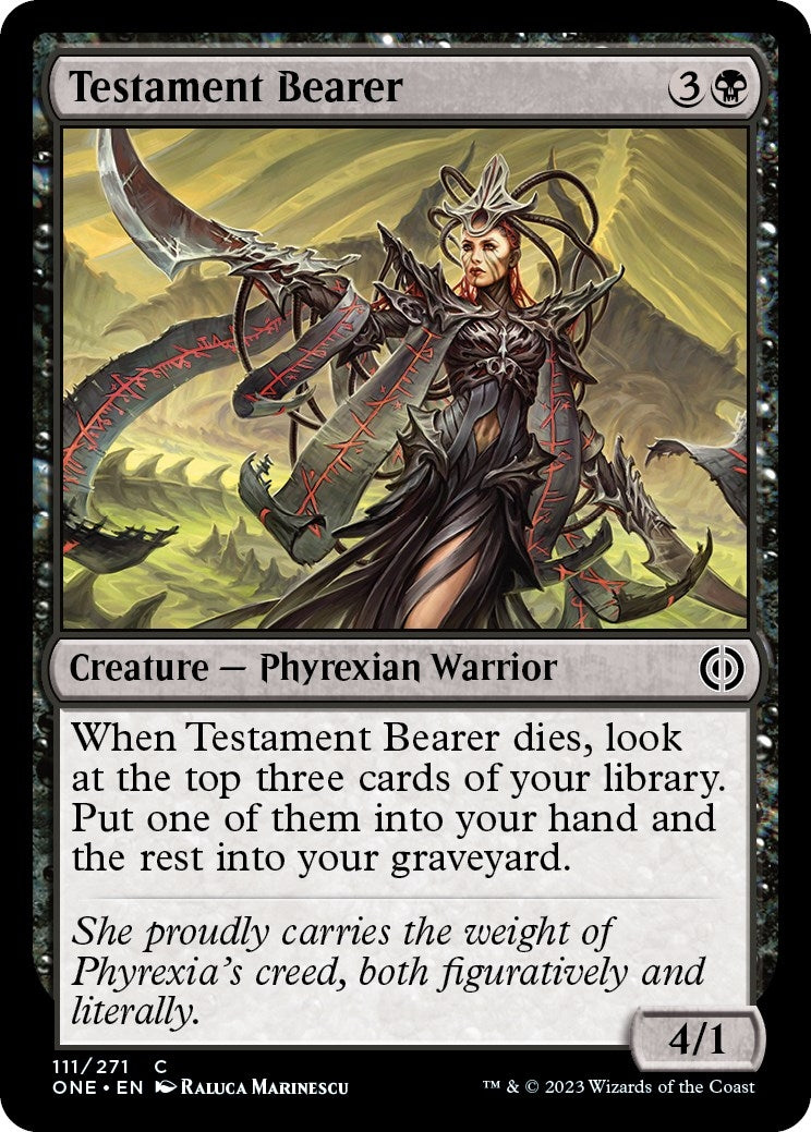 Testament Bearer (111) (Phyrexia: All Will Be One)