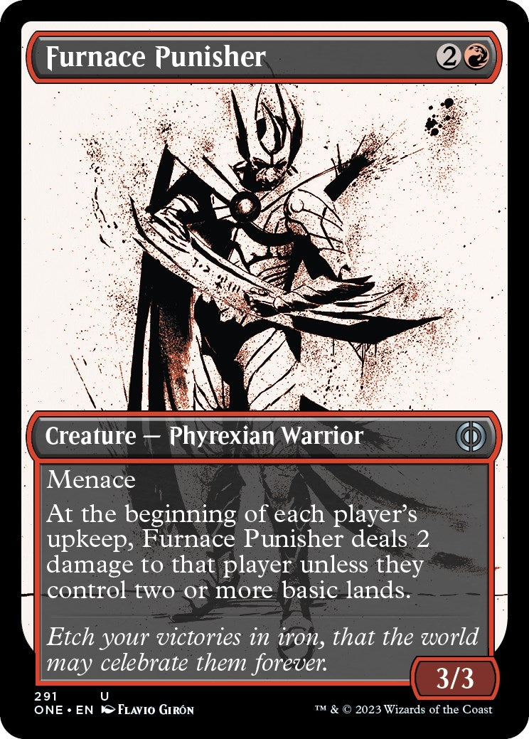 Image for Furnace Punisher (Showcase) (291) (Phyrexia: All Will Be One) - Magic: The Gathering