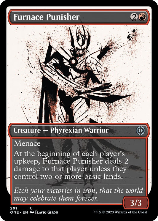Image for Furnace Punisher (Showcase) (291) (Phyrexia: All Will Be One) - Magic: The Gathering