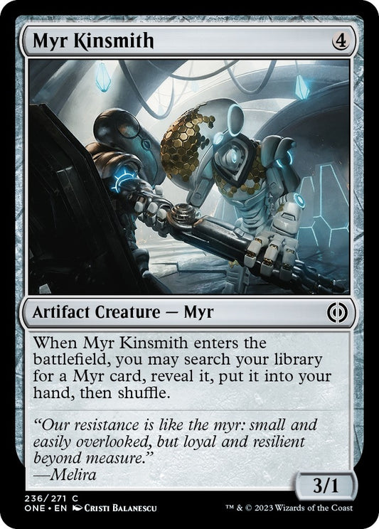 Image for Myr Kinsmith (236) (Phyrexia: All Will Be One) - Magic: The Gathering