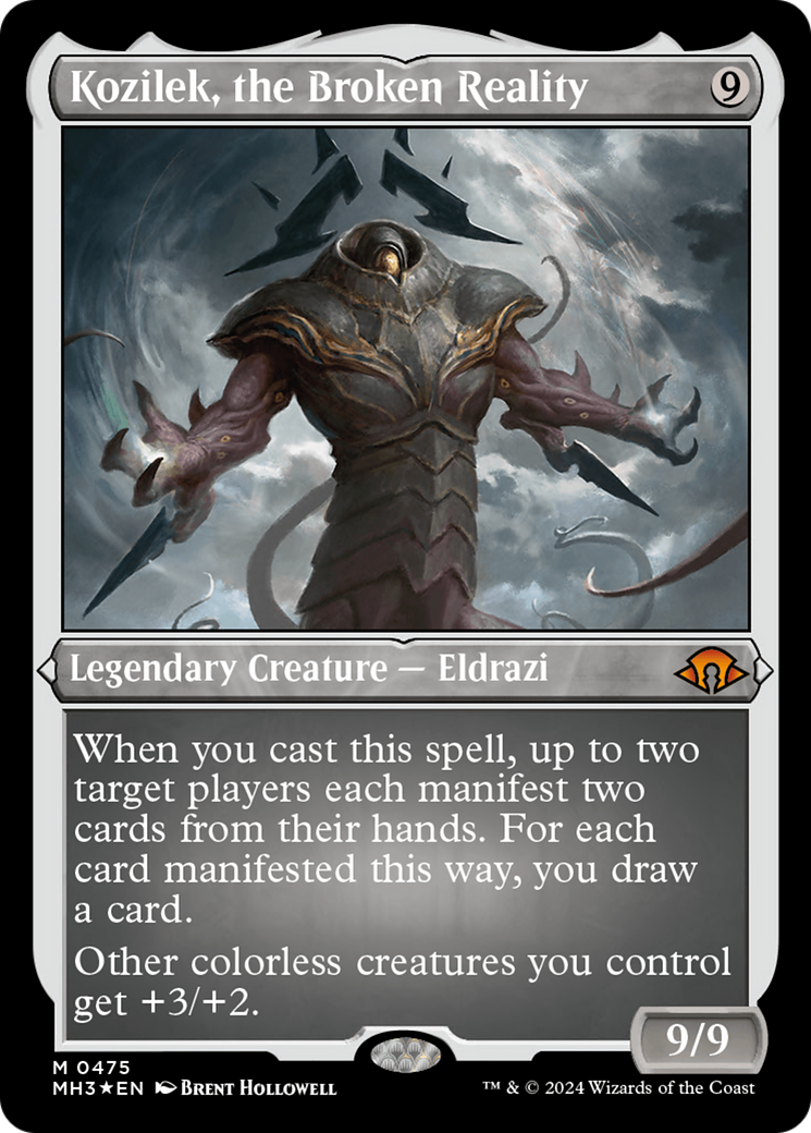 Kozilek, the Broken Reality (Foil Etched) (475) (MH3)