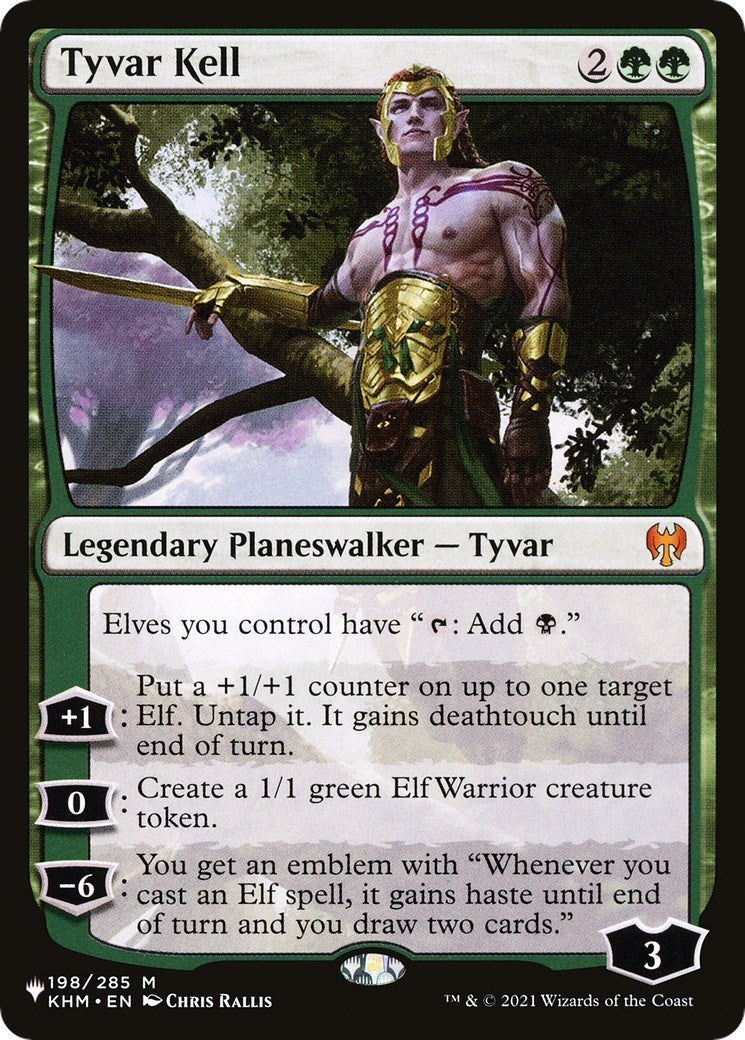 Tyvar Kell (198/285) (The List Reprints) (LIST)