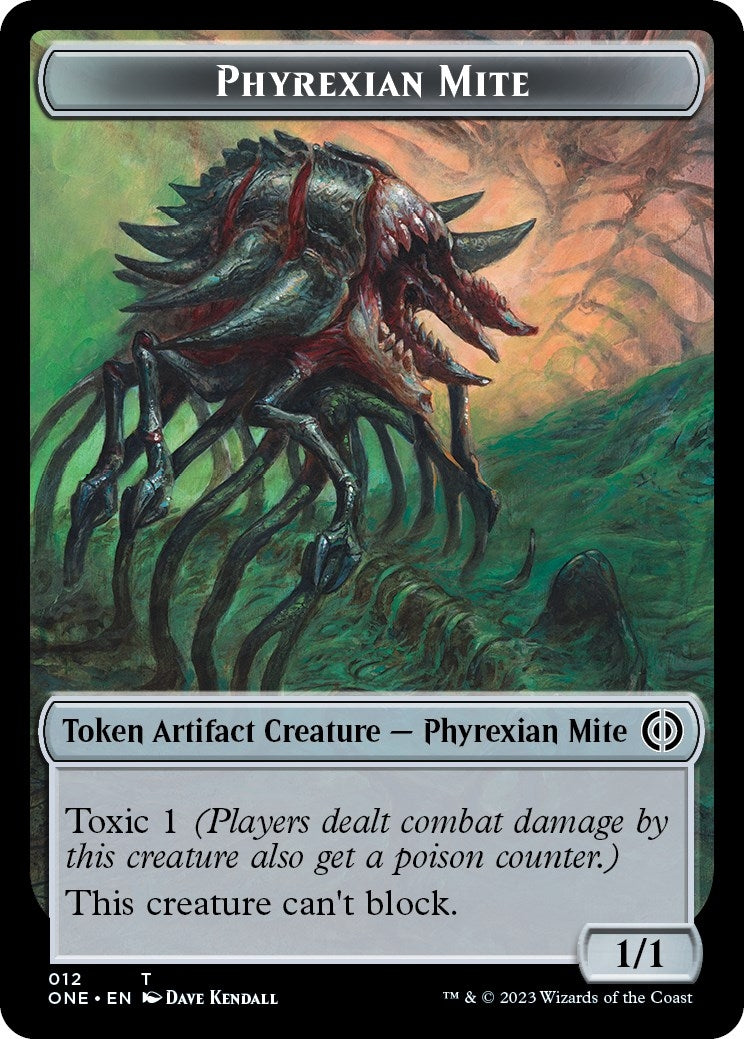 Image for Phyrexian Mite Token (012) (12) (Phyrexia: All Will Be One) - Magic: The Gathering