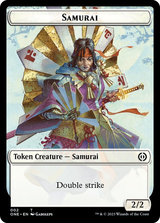 Image for Samurai Token (2) (Phyrexia: All Will Be One) - Magic: The Gathering