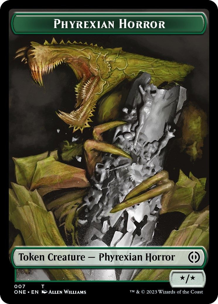 Phyrexian Horror Token (007) (7) (Phyrexia: All Will Be One)