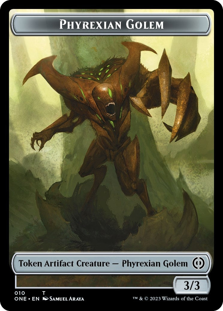 Phyrexian Golem Token (10) (Phyrexia: All Will Be One)