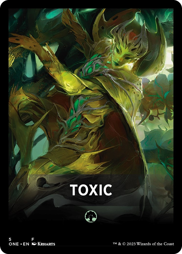 Image for Toxic Theme Card (5) (Phyrexia: All Will Be One) - Magic: The Gathering