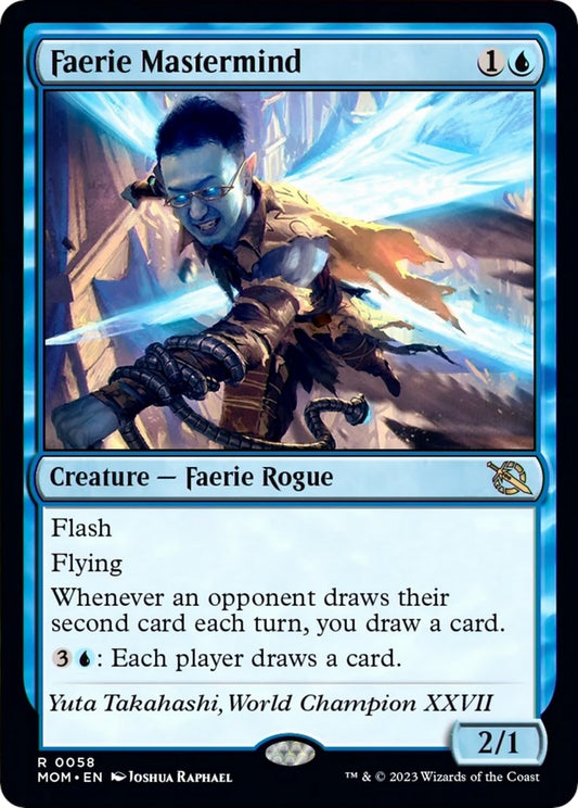 Image for Faerie Mastermind (58) (March of the Machine) - Magic: The Gathering