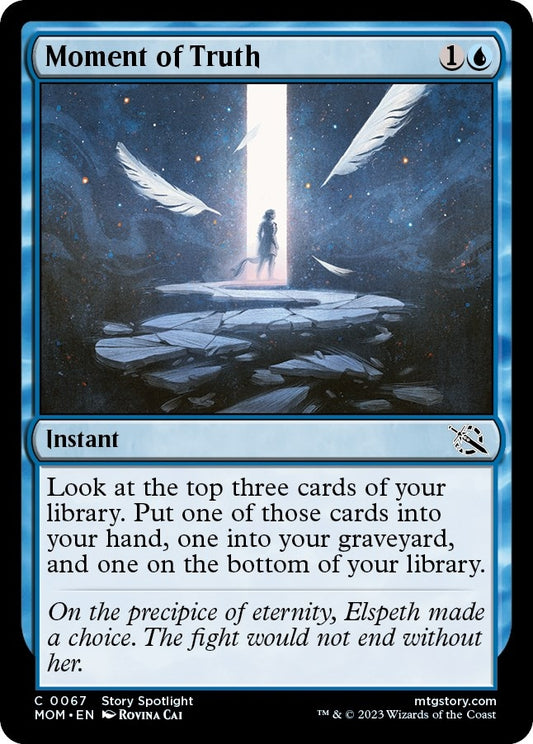 Image for Moment of Truth (67) (March of the Machine) - Magic: The Gathering