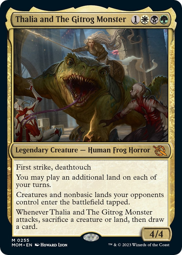 Image for Thalia and The Gitrog Monster (255) (March of the Machine) - Magic: The Gathering