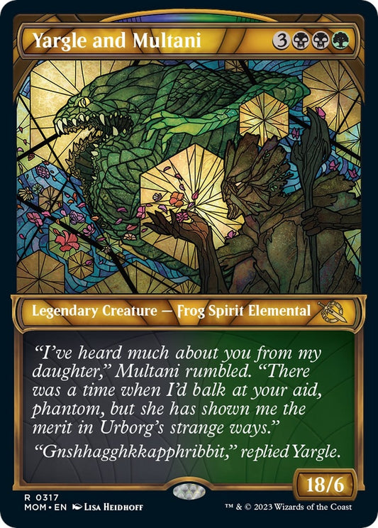 Image for Yargle and Multani (Showcase) (317) (March of the Machine) - Magic: The Gathering