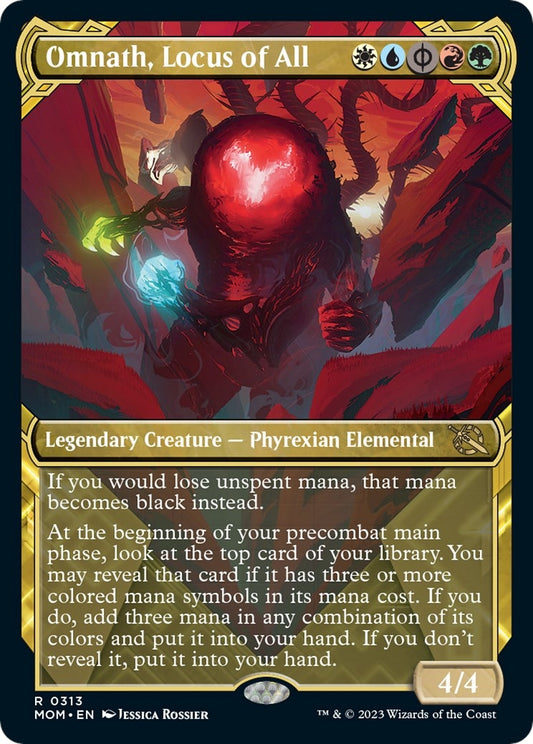 Omnath, Locus of All (Showcase) (313) (March of the Machine)