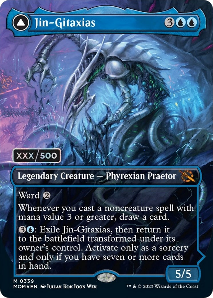 Image for Jin-Gitaxias (Serial Numbered) (339) (March of the Machine) - Magic: The Gathering