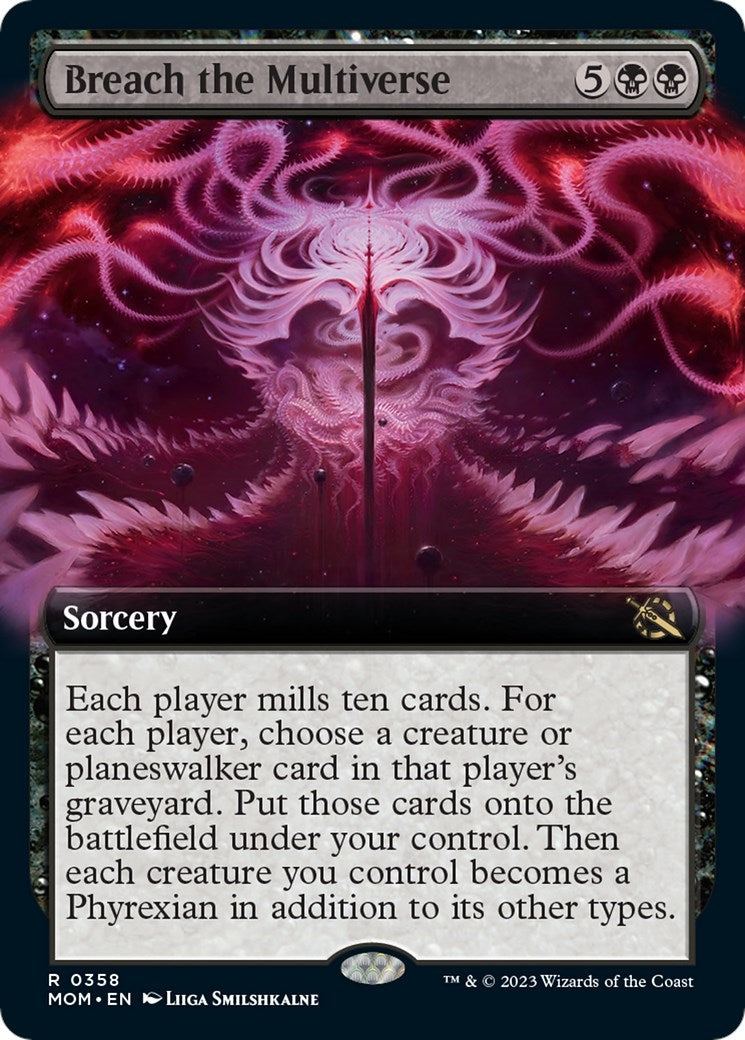 Image for Breach the Multiverse (Extended Art) (358) (March of the Machine) - Magic: The Gathering