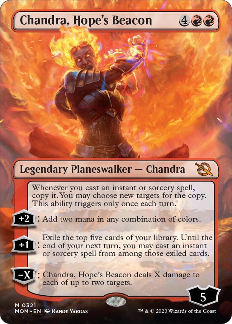 Chandra, Hope's Beacon (Borderless) (321) (March of the Machine)