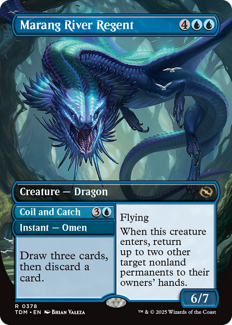 Marang River Regent // Coil and Catch // Marang River Regent (TDM-378) - Tarkir: Dragonstorm (Borderless)