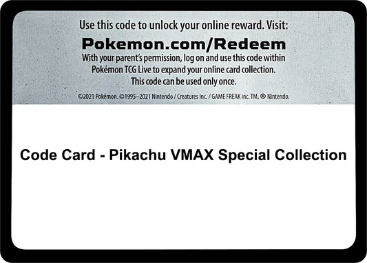 Code Card - Pikachu VMAX Special Collection (Crown Zenith)